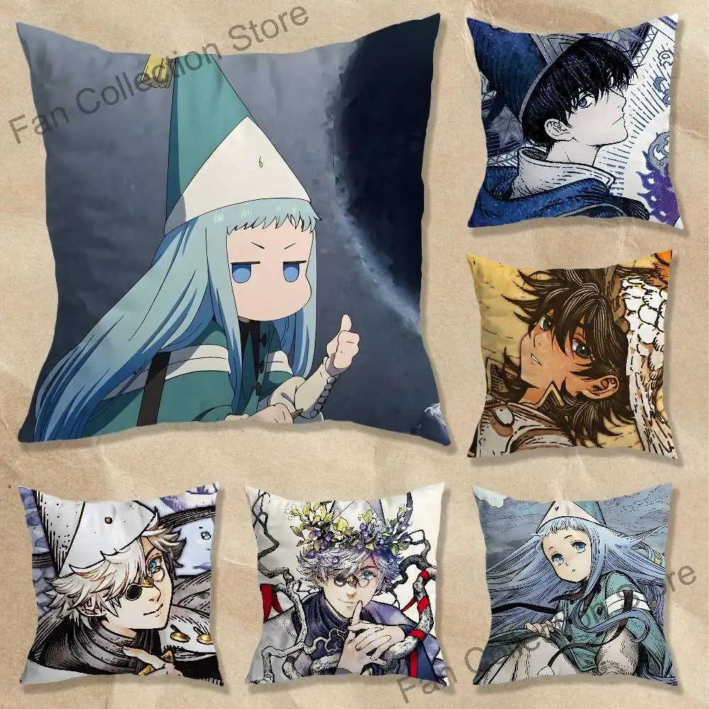 

W-Witch Hat Atelier Anime Anime Celebrity Merchandise All-Match Printed Pillow Case Sofa Car Office Room Decoration Protector