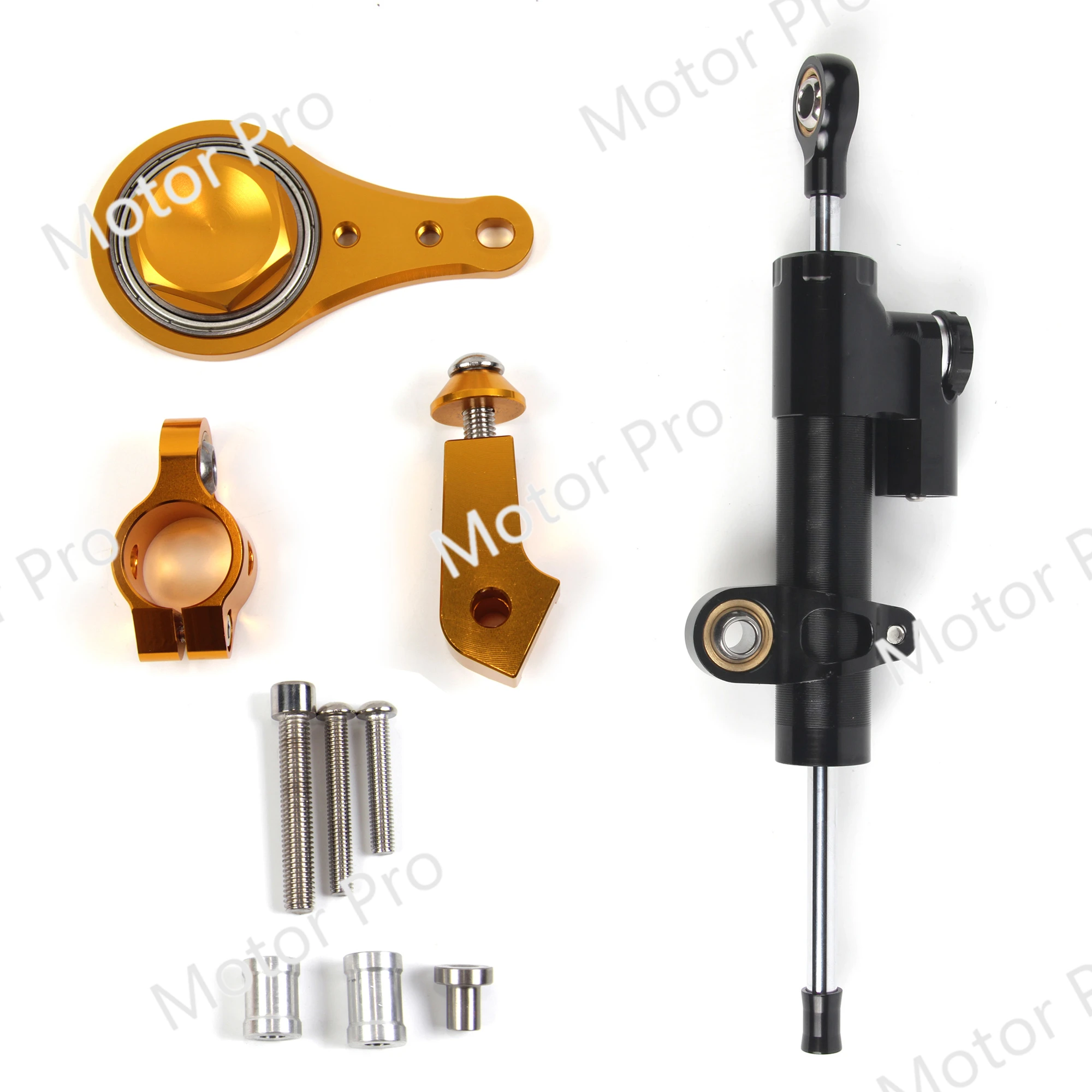 

For Kawasaki ZX6R 2006 2005 Stearing Damper Stabilizer CNC Mount Bracket Set fit 2005 Ninja ZX6R 2006 Spare Part