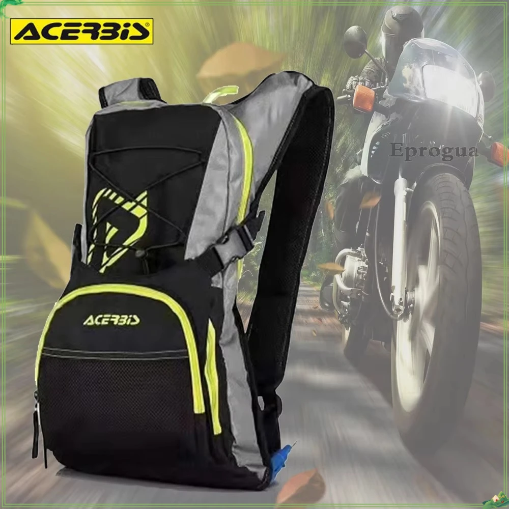 Acerbis Water Bag Backpack Motorcycle Motocross Dirt Bike MX BMX ATV MTB Off-road Ride Pair Shoulder Bags Black Green Cycling