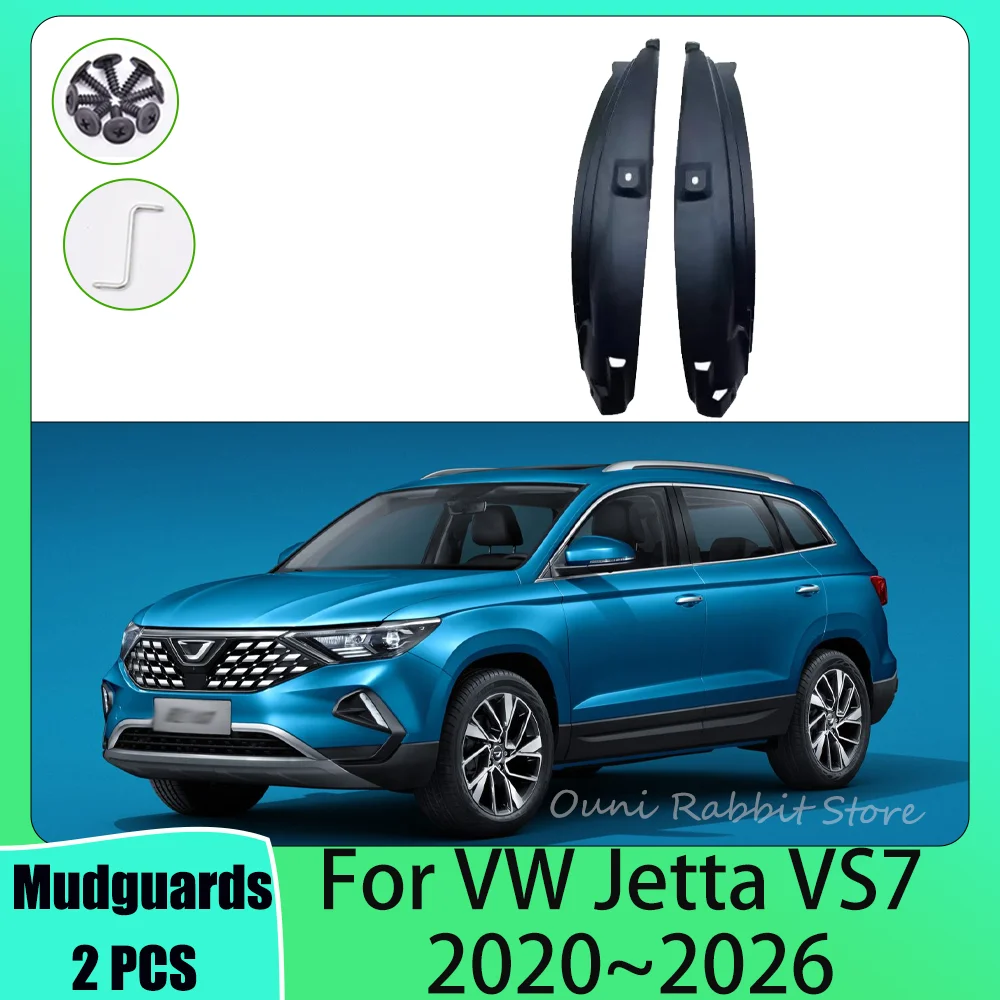 Protector de Salpicaduras para VW Jetta VS7 2020~2026 2021 2022 2023 2024 2025, 2 Piezas, Forro Interior para Guardabarros, Prot