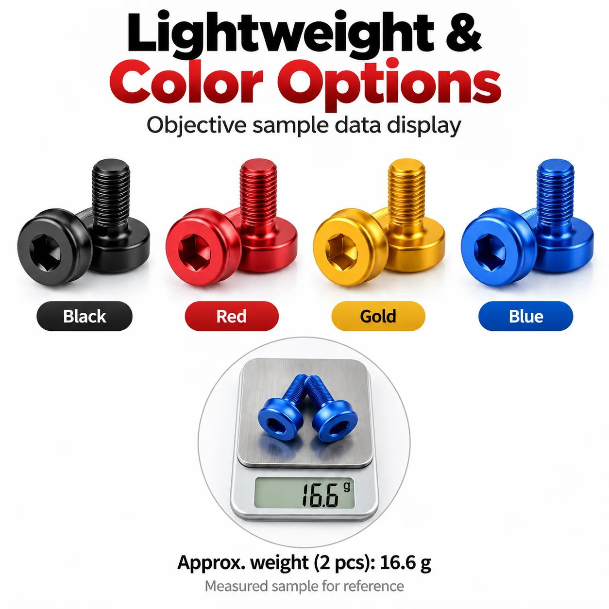2PCS Bottom Bracket Screw M8 Bike Square Tapered Bottom Bracket Bolts 7075 Aluminum Alloy Crank Arm Waterproof Screw
