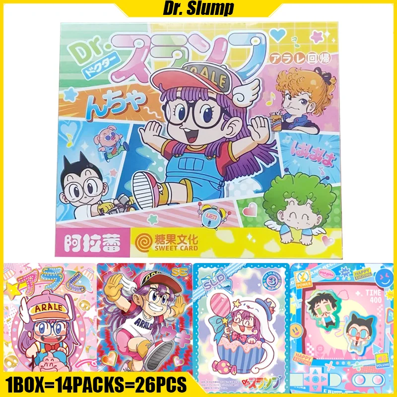 SWEETCARD Dr. Slump Cards Arale Anime Figure Collection Cards Mistery Boxes Board Games Toys Birthday Gifts for Boys and Girls