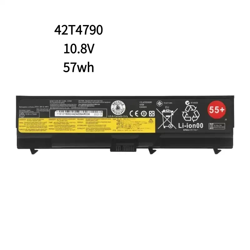 Batería para Portátil Lenovo ThinkPad SL410 SL410K SL510 E40 E50 E420 T510 W510 L412 T420 T410 T510 L510 L420 L521 55+