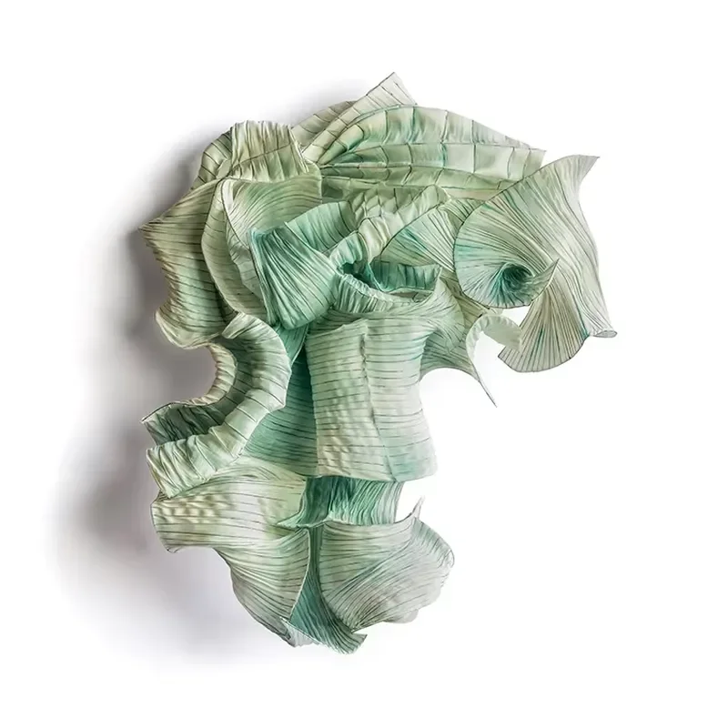 Luxury Installation 3D Fabric Flower Art Public Planning Project Villa Decoration Accessories Home Decoration Luxury Art