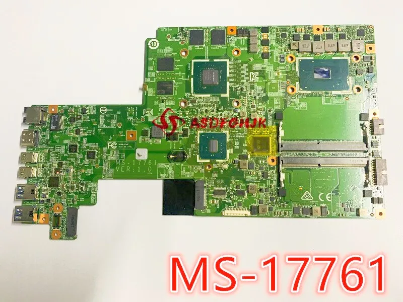 

FOR MSI ws70 GS70 6QC GS72 STEALTH MS-1776 MS-17761 LAPTOP MOTHERBOARD WITH I7-6700HQ AND m2200 Graphics card 100% TESED OK