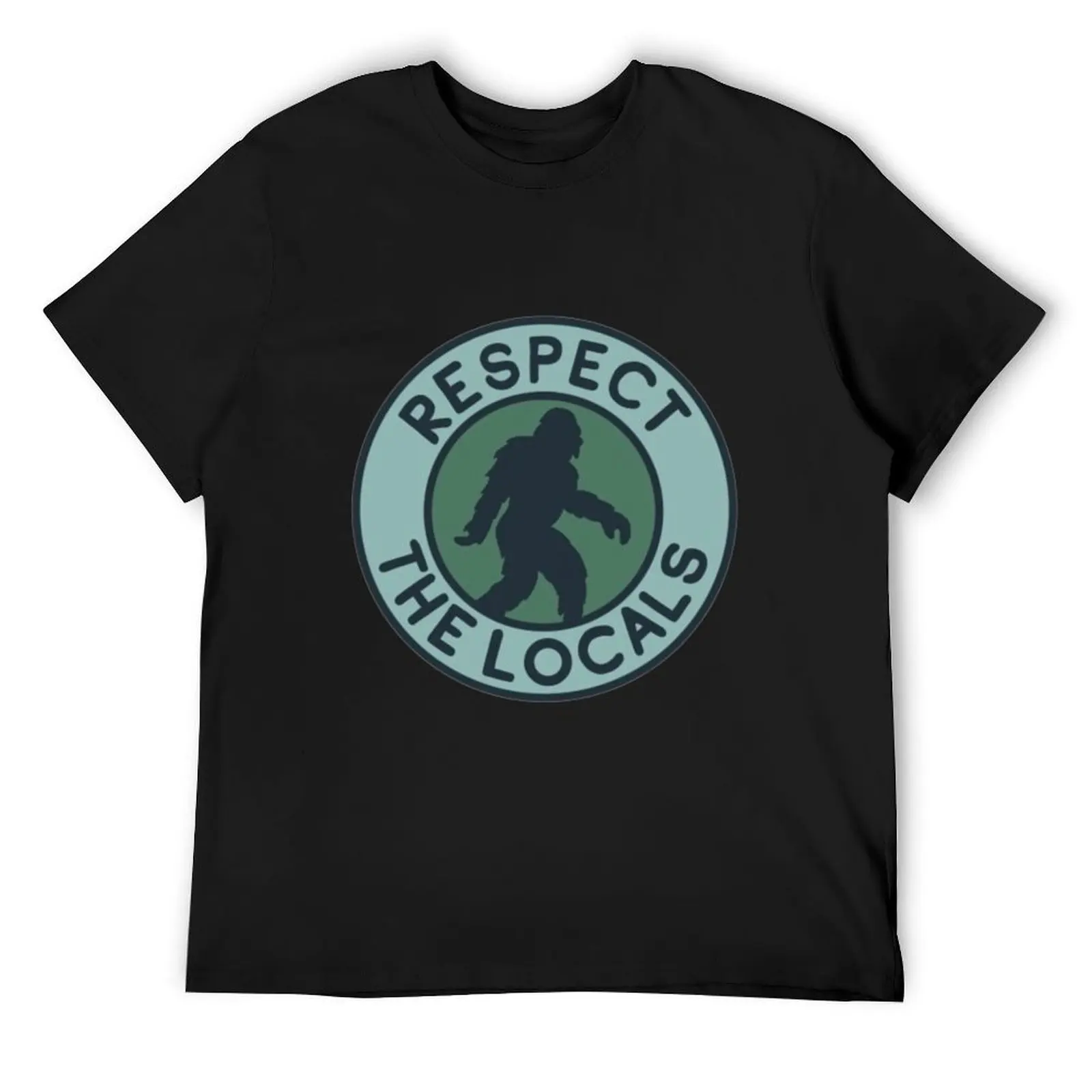 

Respect The Locals Bigfoot T-Shirt tops luxury t-shirt boys animal print men tshirt