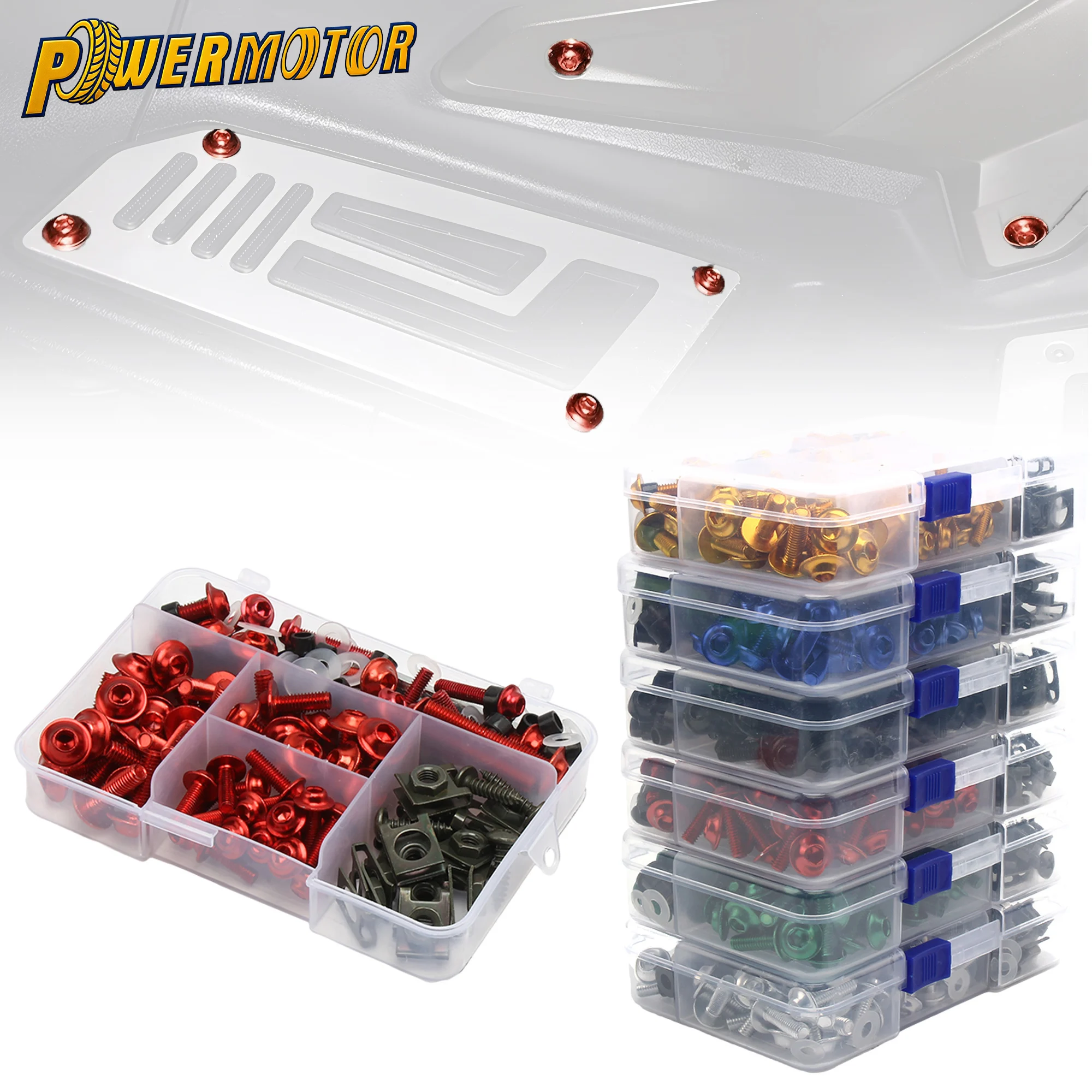 

For Yamaha TMAX500 TMAX530 TMAX 530 500 TDR250 Motorcycle Fairing Bolts Kit Complete Cowling Side Cover Screws Accessories