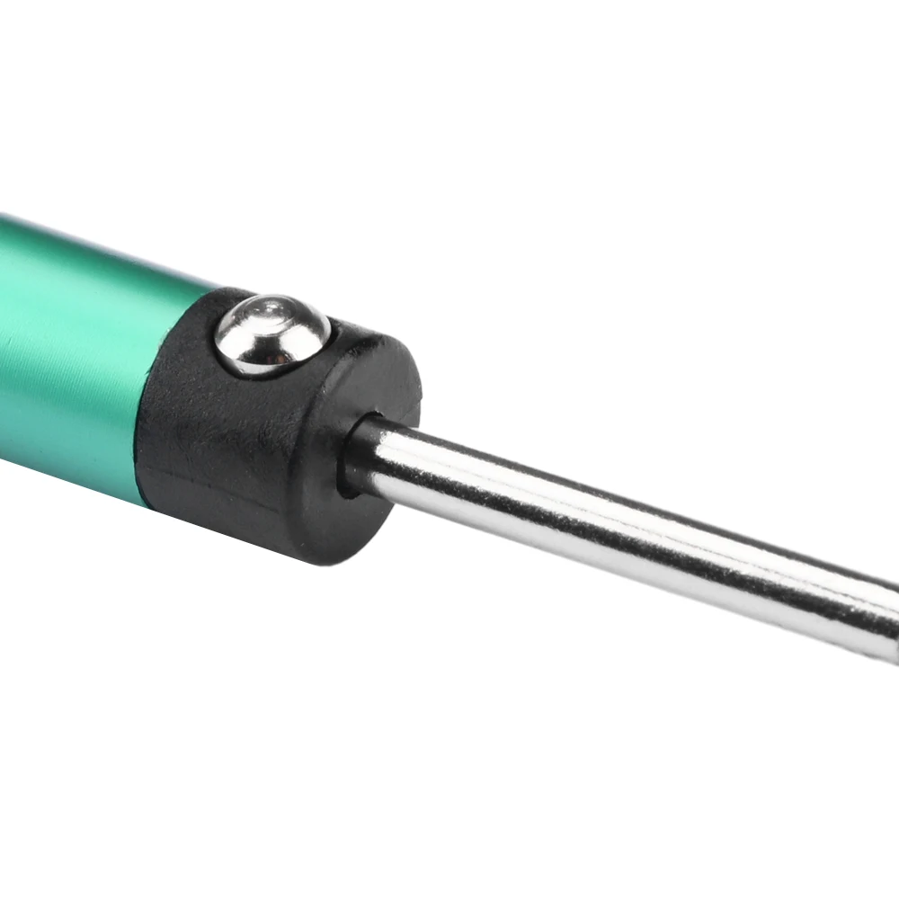 อุปกรณ์ปากกาดูดตะกั่ว DP-366I อะลูมินัมอัลลอยปากกาดูดสูญญากาศปั๊มปากกาดูดตะกั่วขนาดเล็กป้องกันไฟฟ้าสถิตย์เครื่องมือซ่อมบัดกรี