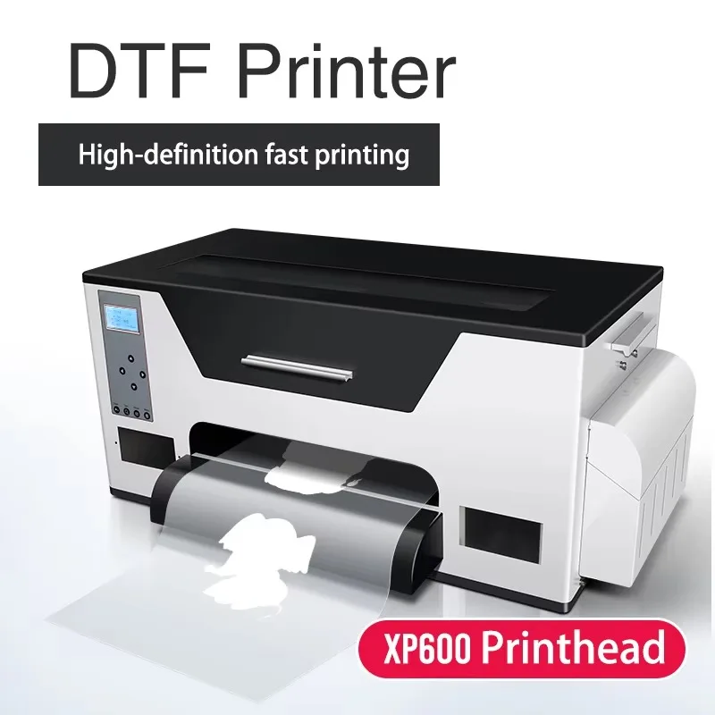A3 White Ink DTF Printer with Automatic Circulation System Xp600 T-shirt Printing Heat Transfer Machine Condition New