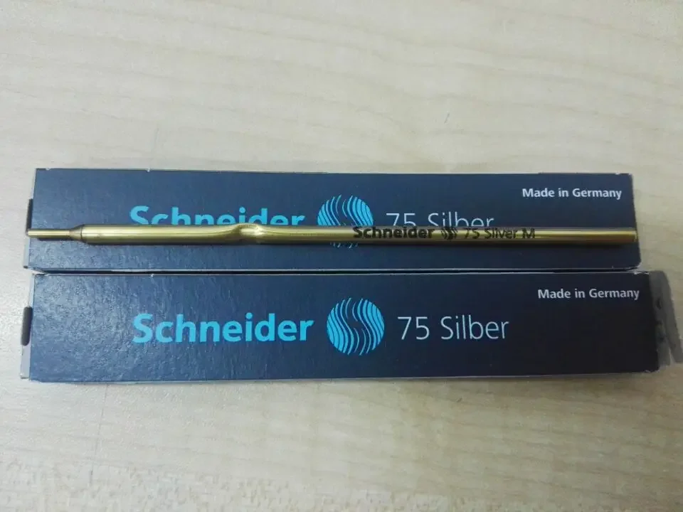 حبر خرطوشة إعادة التعبئة الفضية SCHNEIDER 75 للإطارات الألمانية الأصلية المصنوعة من الجلد والقماش