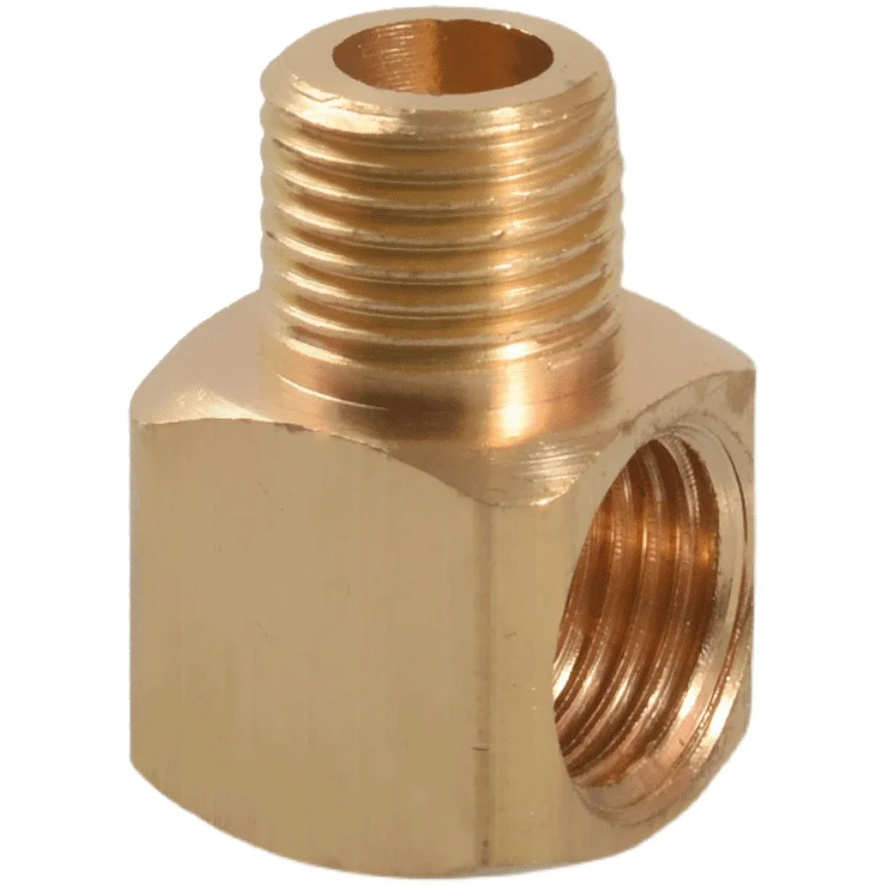 

M6 M8 M10 1/8" 1/4" 3/8" BSP Female Male Brass 90 Degree Elbow Pipe Fitting Coupler Connector Water Lubrication Tubing Block