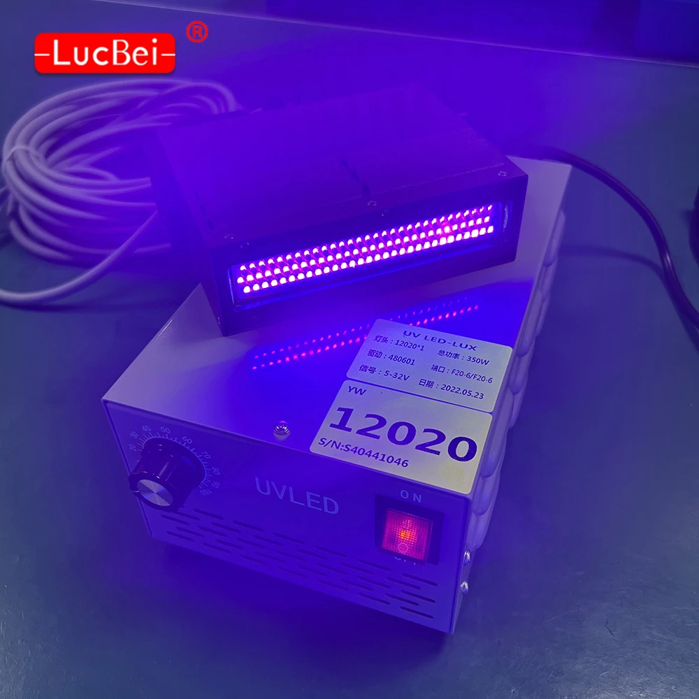 120MM Fan UV Ink Curing Lamp For Maxcan Flatbed Printer Ricoh GH2220 EPSON DX5 Head The Cure Ultraviolet XP600 LED Lights 395nm