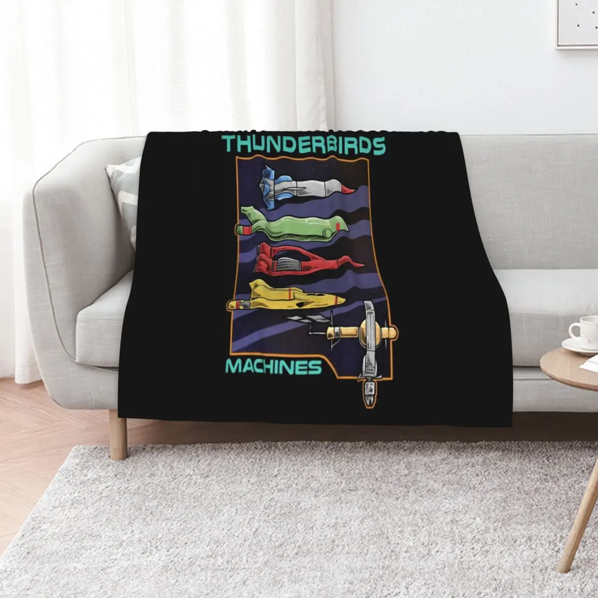 Thunderbirds Machines Throw Blanket halloween Winter beds Plaid on the sofa Bed linens Soft Plaid Single Blankets