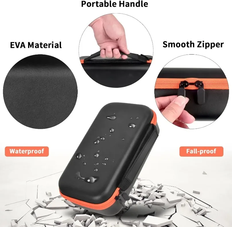 Wireless Microphone Case for JBL Wireless Two Microphone System Universal Handheld Dual Mic Travel Bag for Singing Karaoke view 5