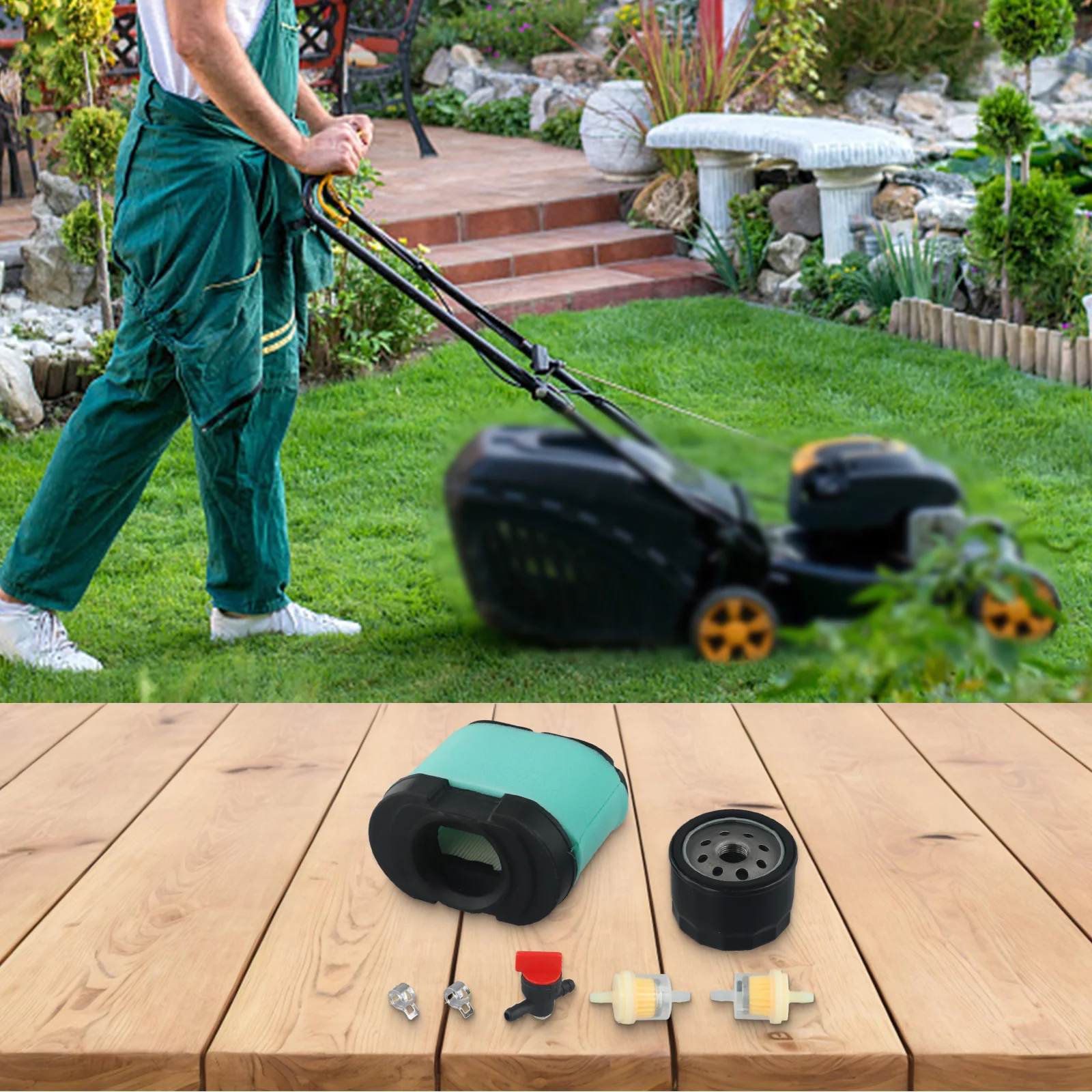 Фильтр для косилки, масляный фильтр, воздушный фильтр-поворотный для MZ61 MZ6128, фильтр для косилки RZ4222F RZ5422, новинка, высокое качество