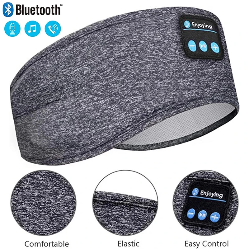 

Беспроводные Bluetooth-наушники Беспроводной динамик Музыкальная гарнитура Спортивная повязка на голову Встроенная боковая музыкальная маска для сна для глаз Дорожная гарнитура