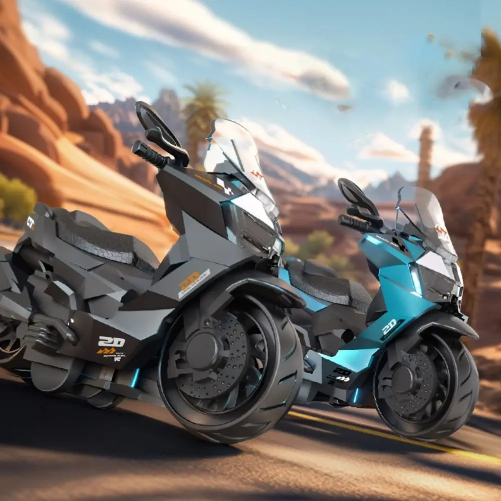 Miniature Alloy Motorcycle Model Inertia Vehicle Toy Simulation Motorcycle Toy Diecast Crafts Motorcycle Pull Back Toy