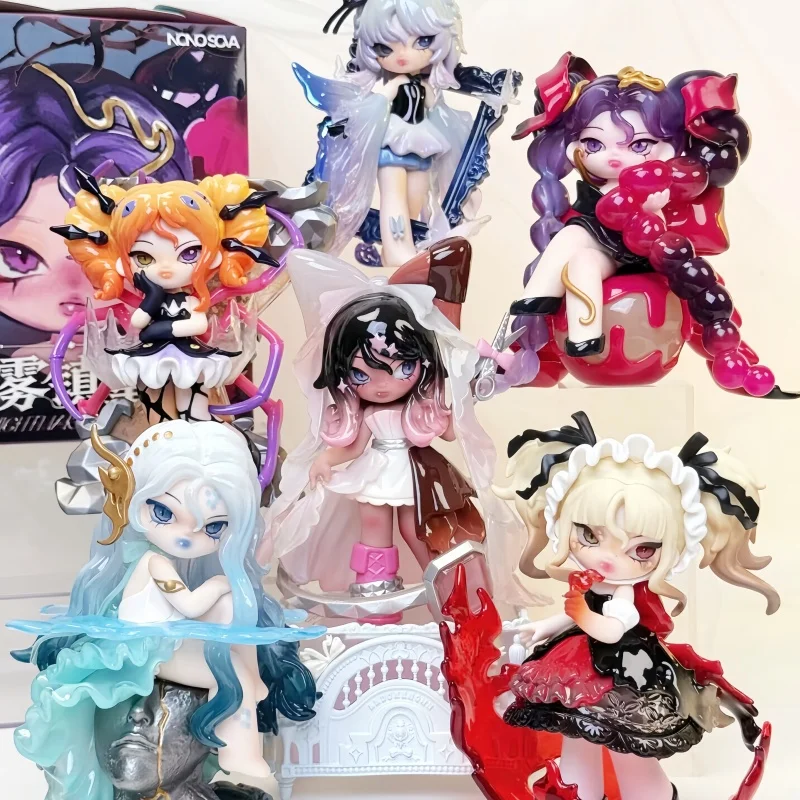 สินค้ามาใหม่สุดฮิต กล่องสุ่มฟิกเกอร์น่ารัก Nono Sova Mist Town Nursery Rhyme Series ของสะสมสุดเทรนดี้ เหมาะเป็นของขวัญสำหรับเด็กผู้หญิง