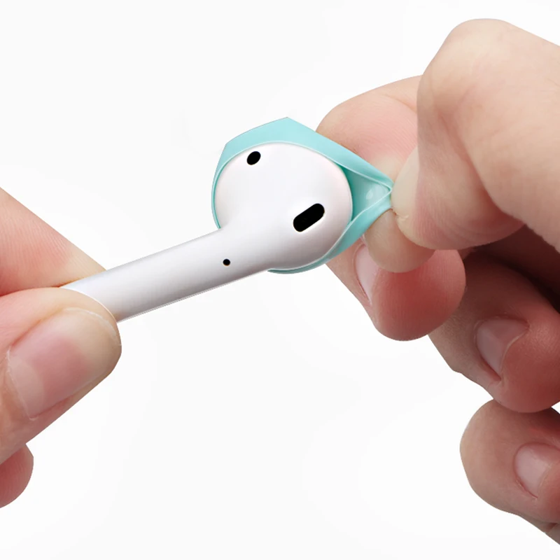 1 par almofadas de ouvido silicone capa protetora para airpods pro 3 2 1 (airpods não incluído)