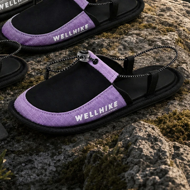 Foldable Quick Dry Wading Slippers Adjustable Back Strap Water Shoes Beach Wading Shoes for Camping Travel Summer Use