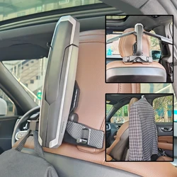 Car Coat Hanger For Volvo XC60 XC90 S60 V60 S90 V90 For Porsche Panamera Smart #3 Clothes Rack Suit Stand Bag Hook Shrankable