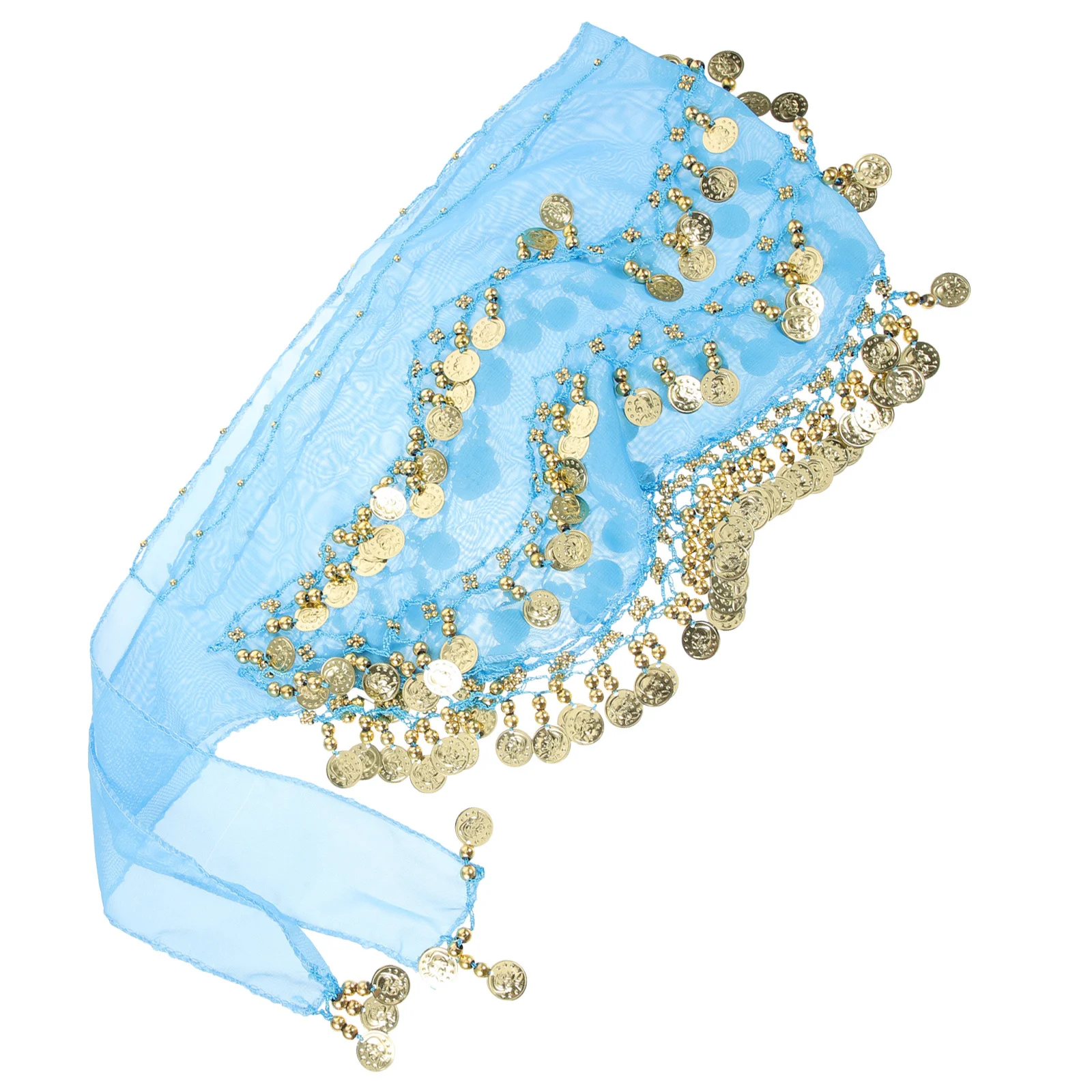 الرقص الشرقي وشاح الورك المرأة الخصر سلسلة المتدلية عملات خفيفة الوزن الترتر حزام الورك الرقص الشرقي تنورة الرقص التبعي