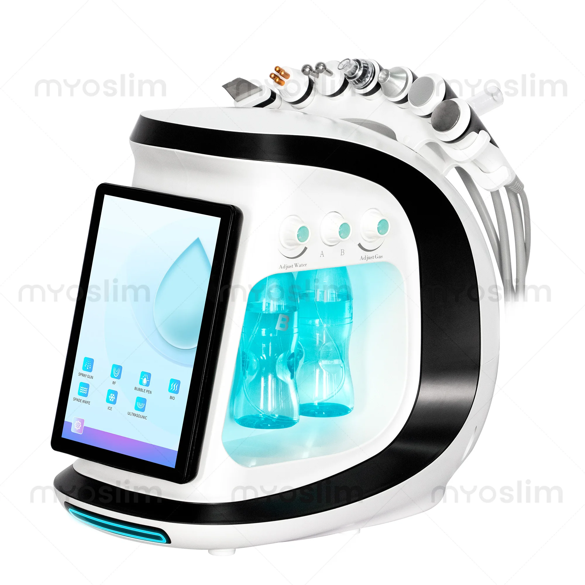 

Smart Ice Blue Plus 7 in 1 Oxygen Hydro dermabrasion Bubble Machine Professional Face Hydra Machine rf Lifting ultrason machine