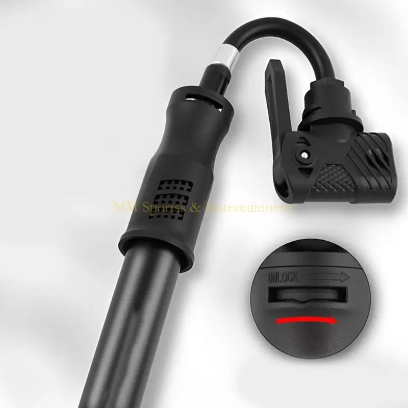 31BE High Pressures Bicycles Pumps Portables Bike Tire Inflator Bicycles Floor Pumps for Mountain Bicycles Tires