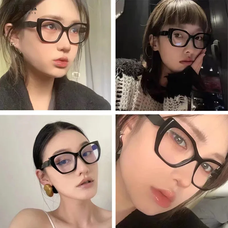 Fashion Anti-blue Light Glasses Women Computer Glasses Frame Retro prescription multifocal glasses single vision myopia