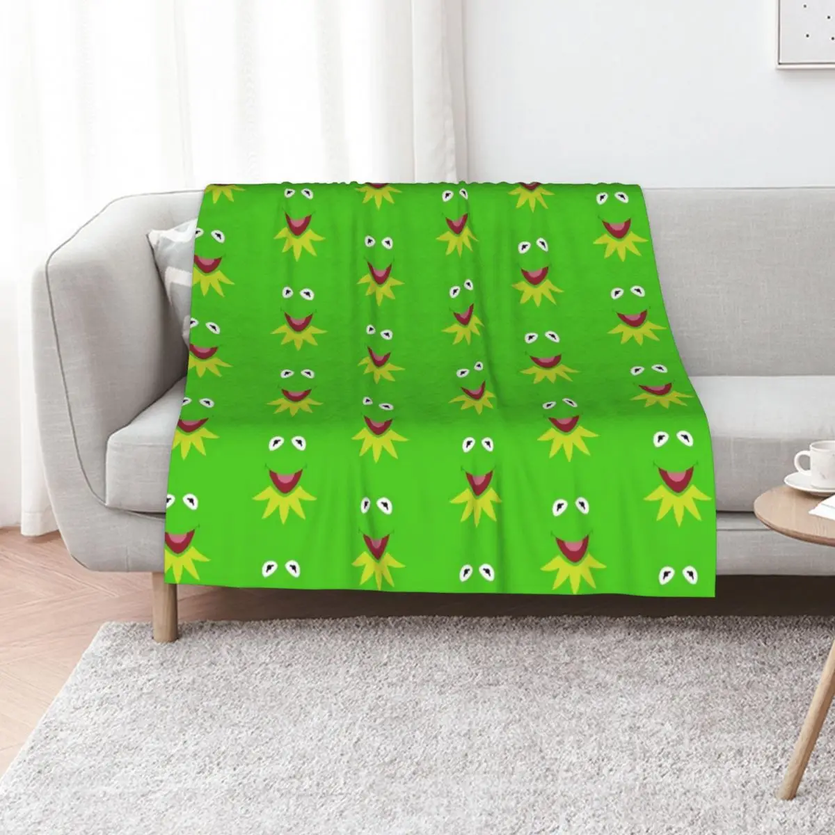 kermit Throw Blanket Warm Plush Fuzzy Blanket for Living Room