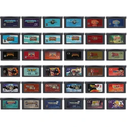 GBA Games Cartridge 32-bitowa karta konsoli do gier wideo Advance Wars Breath of Fire Metroid Zzelda Harvest Moon dla fanów retro Prezent