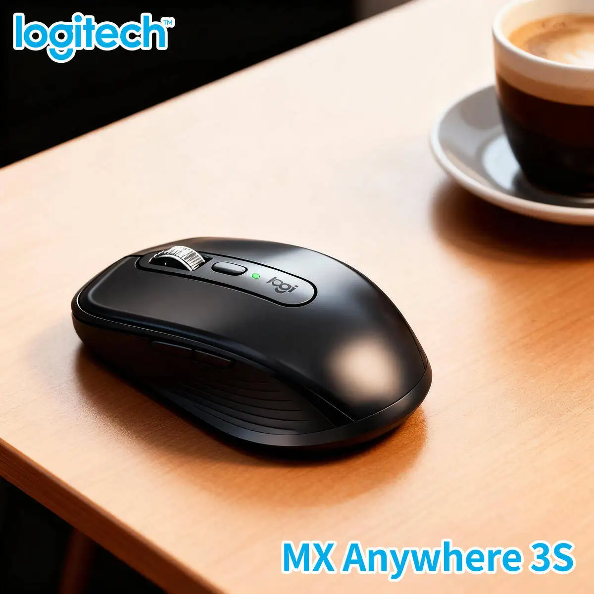

Logitech MX Anywhere 3S Rechargeable Mouse 1-Min Charge 3-Hour Use Office Travel