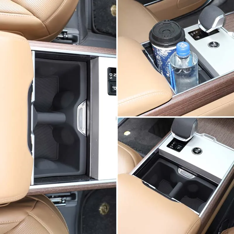 For  Land Rover Range Rover Executive 2023-2025 Center Control Water Cup Holder Protective Cover Protective Pad Auto Accessories