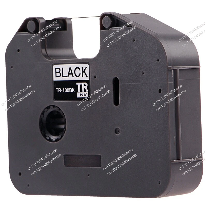 

10PK Compatible TR-100BK Brother label tape for ribbon printer TP-E800T E800TK E850TKW