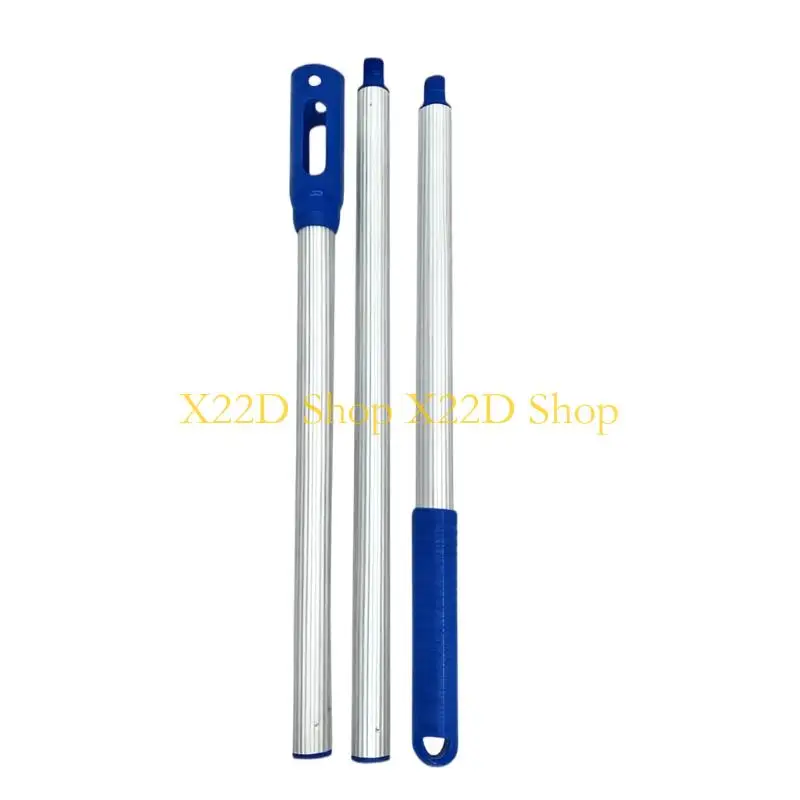 X22D Aluminum Swimming Pool Net Poles with 3 4 Section Adjustable Telescoping Rod
