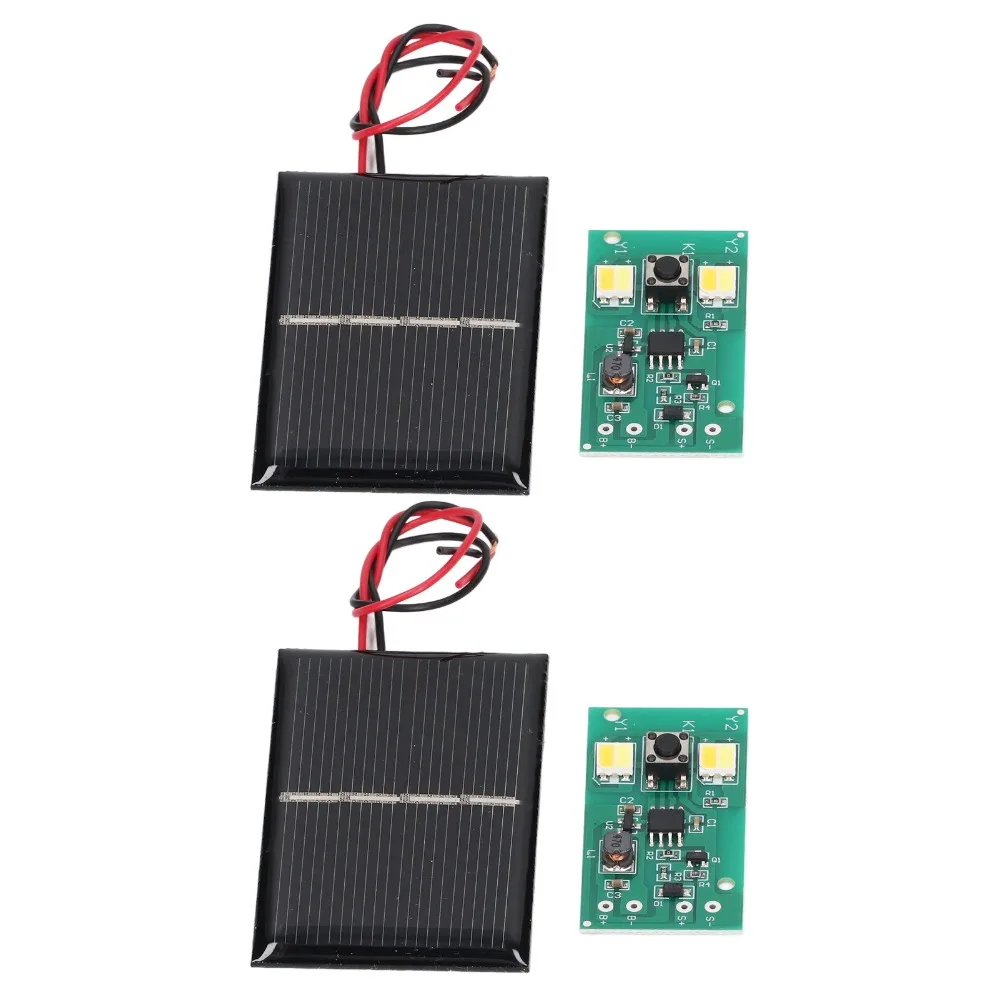 2 Set 1.2V Solar Light Control Panel PCB Hoge Drive Efficiëntie Solar Light Controller Board 42.3*22.2mm
