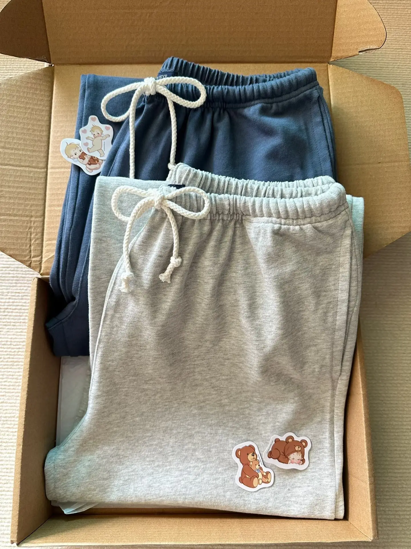 Solide Kordelzug Gerade Jogginghose Frauen Herbst Hohe Taille Weiche Baumwolle Hosen Casual Vintage Streetwear Sport Lange Hose Y2k – Detail 1