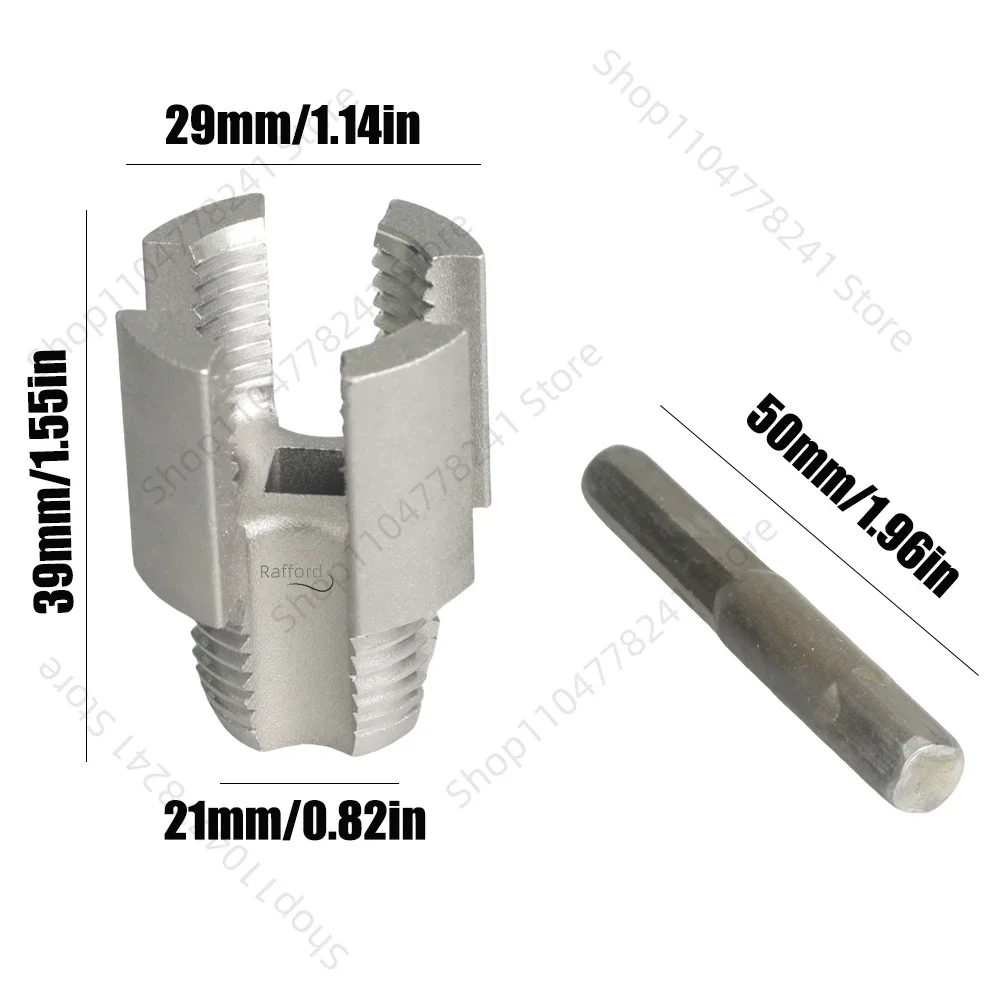 Integrated Internal and External Thread Pipe Threading Tool for 1/2-inch PPR Pipes, with Taps and Dies for Thread Cutting.