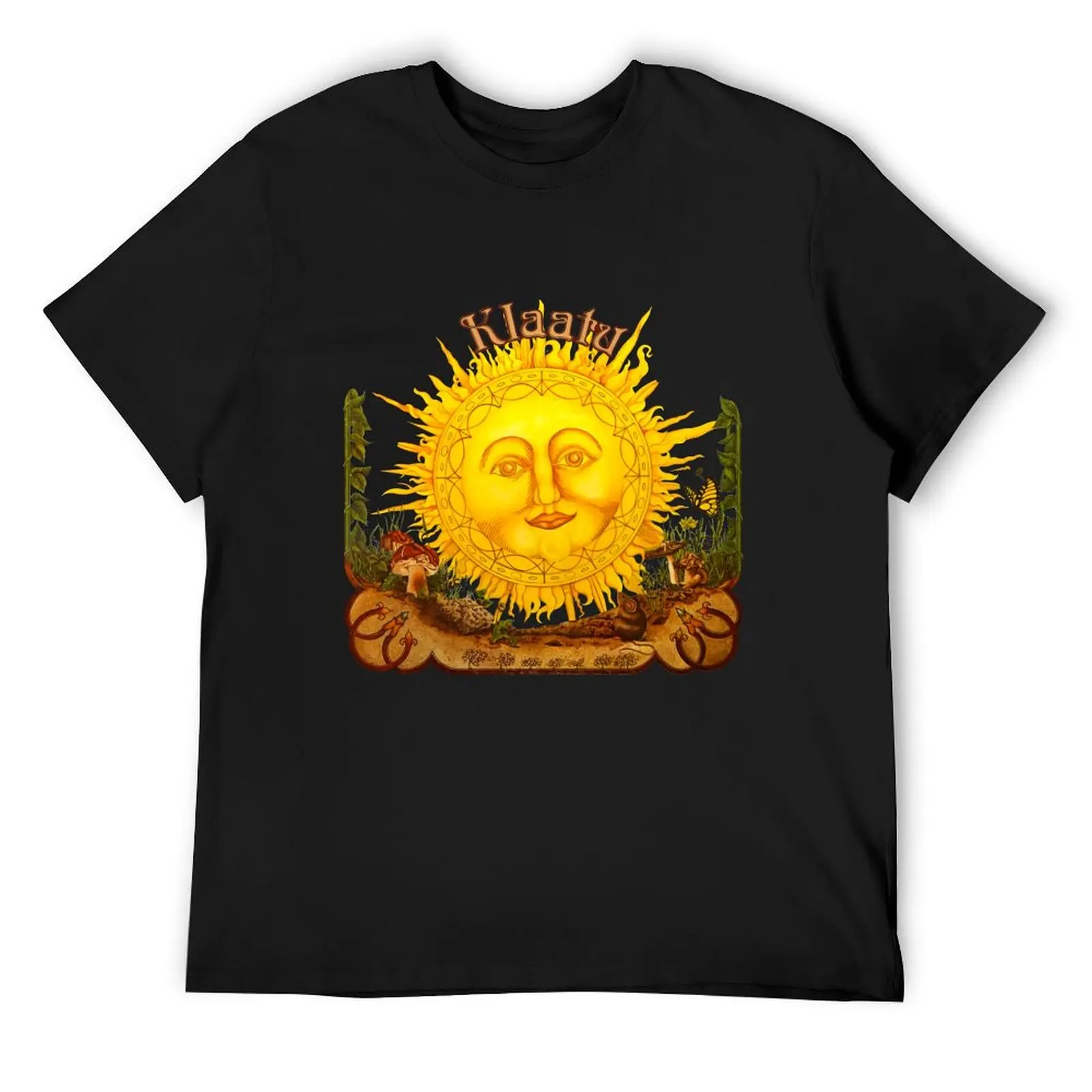 Klaatu T-Shirt baggy shirts oversized Short sleeve tee graphic t shirt vintage Men's t-shirt