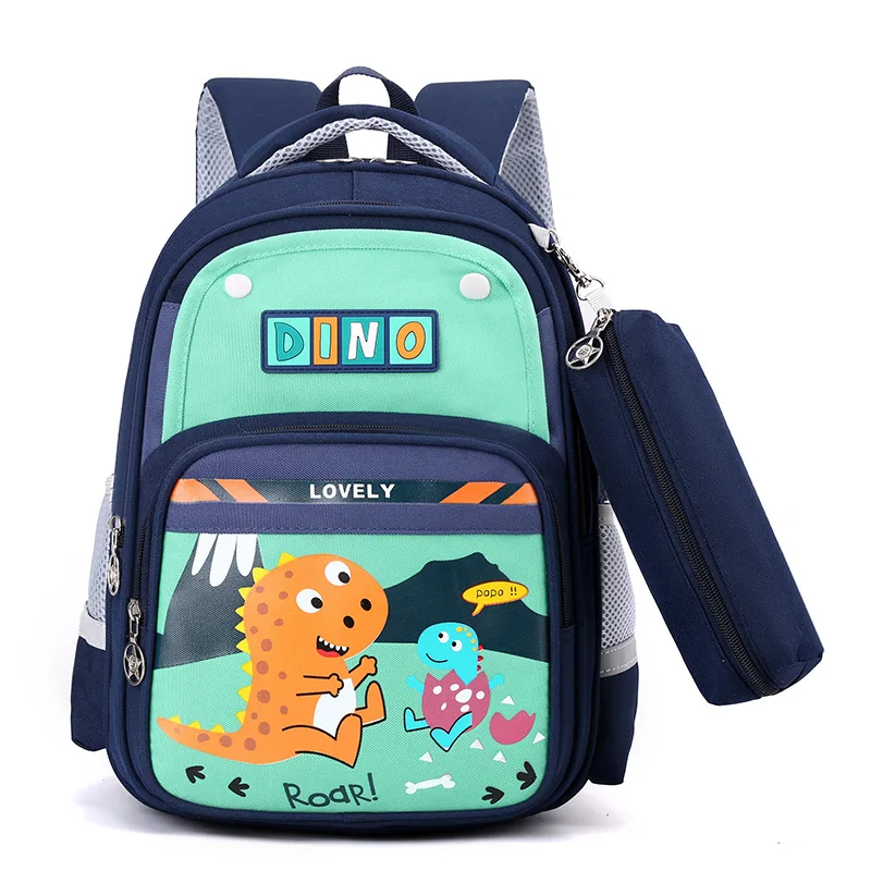 Cartoon Unicorn Elementary School Student Bookbag with High Aesthetic Value, Lightweight Waterproof Backpack, and Pencil Case