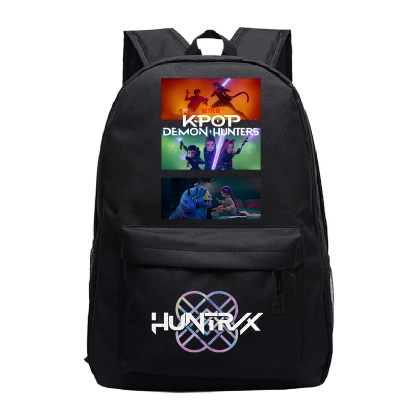 

Kpop Demon Hunters Backpack Primary School Book Bag Large-capacity Cartoon Knapsack High-quality Schoolbag Laptop Bags Kids Gift