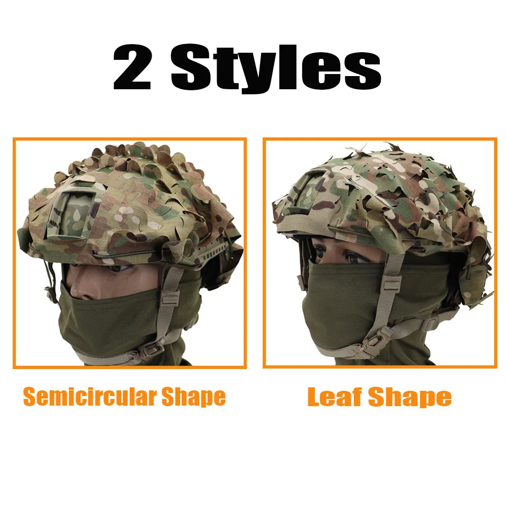 Tactical FAST Helmet Cover 3D Camouflage Helmet Cloth Cover For FAST Helmet Hunting Airsoft Helmet Accessories
