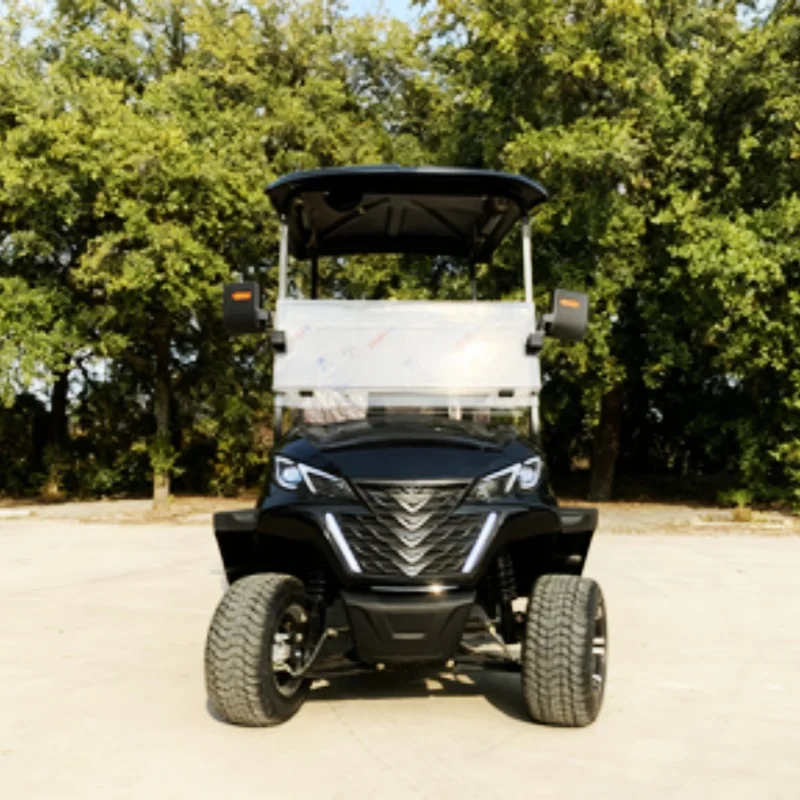 Factory Outlet 4 Seater Lithium Battery Folding Electric Golf Carts With CE Certificate Electric Golf Cart Free Custom Color