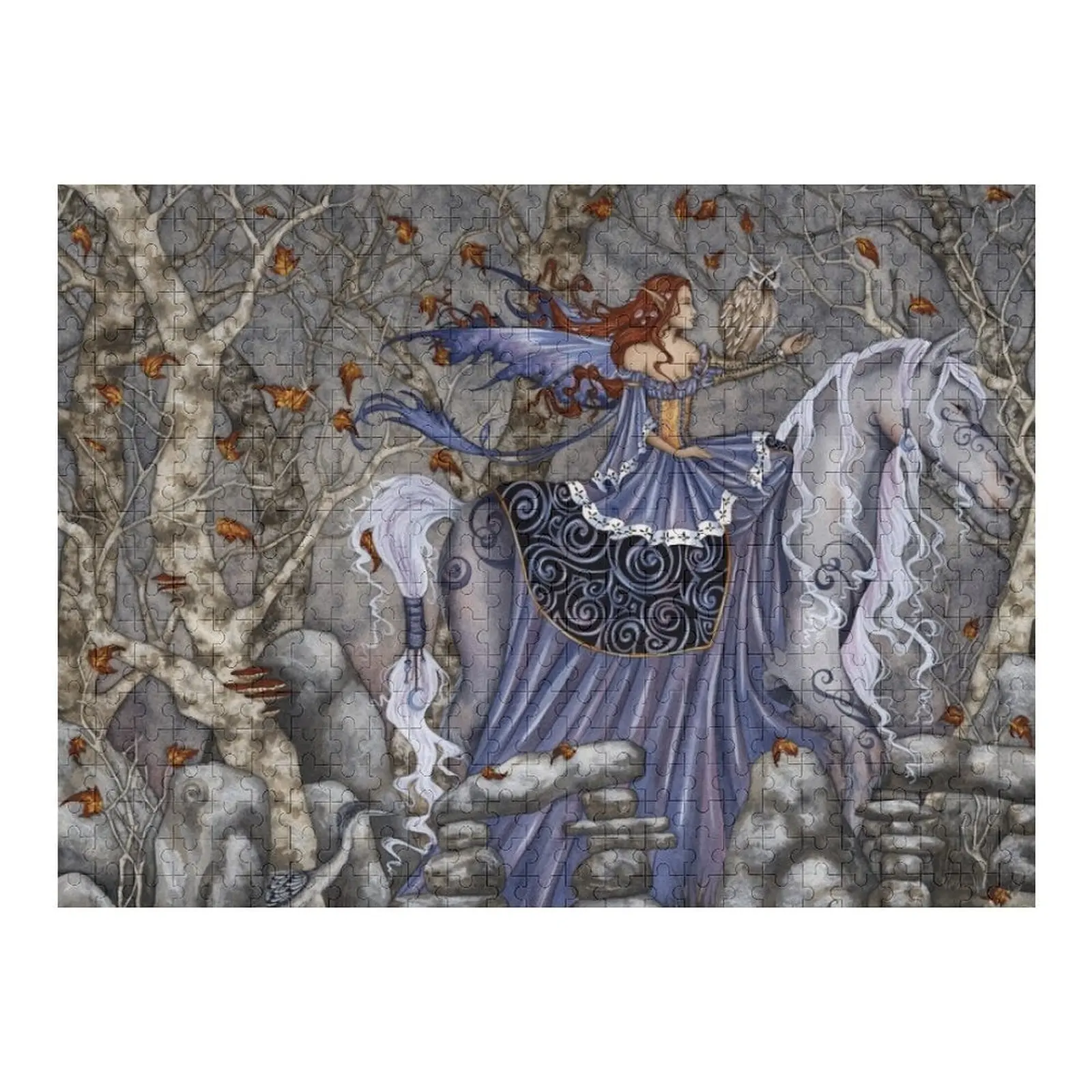 أحجية الصور المقطوعة للرحلة المسحورة، اسم خشبي مخصص للأطفال مع ألغاز مخصصة للصور #1