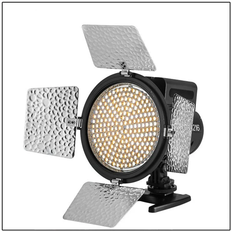 

YONGNUO YN216 3200K-5500K LED Video Light With 4 Color Plates For DSLR Camera Video Light Photographic Lighting