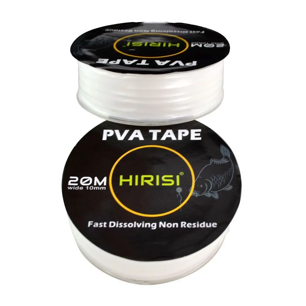 PVA Water-soluble Film Tools Transparent Environmental PVA Tape Fast Water Dissolving 10mmX20m Carp Fishing PVA Tape