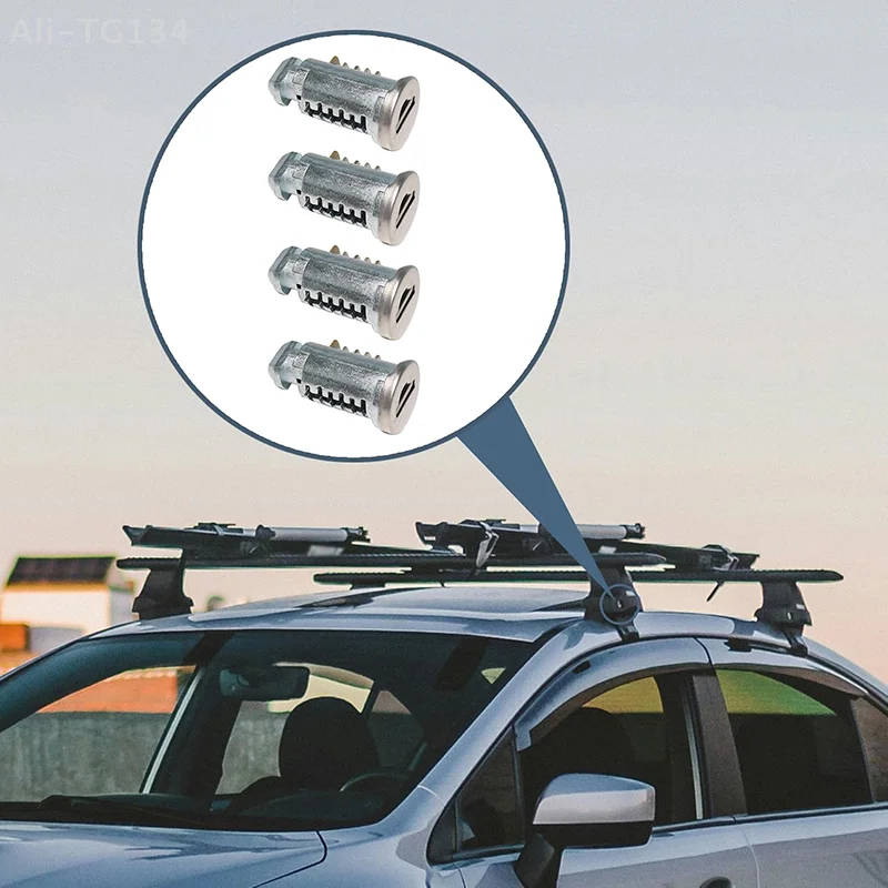 الأجزاء الأساسية لقفل حامل سقف السيارة - مجموعات أسطوانة القفل مع مفاتيح لملحقات نظام حامل الأمتعة