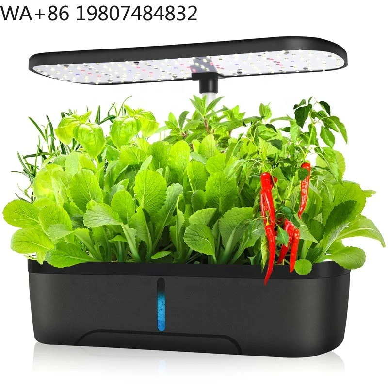 ABS Material Easy Install Small Kitchen Soilless Cultivation Starter Kit Built-in Circulation Pump  Balcony Herb Vegetable