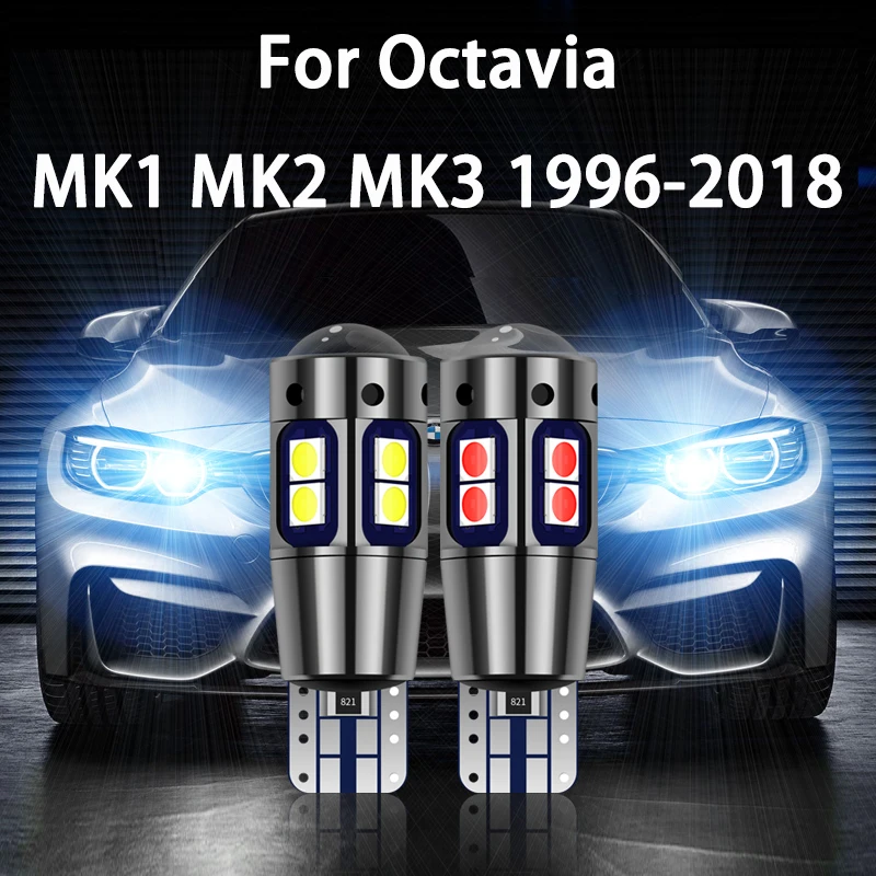 

2pcs LED Parking Light For Skoda Octavia 1 2 3 MK1 MK2 MK3 Accessories 1996-2018 2012 2013 2014 2015 2016 2017 Clearance Lamp