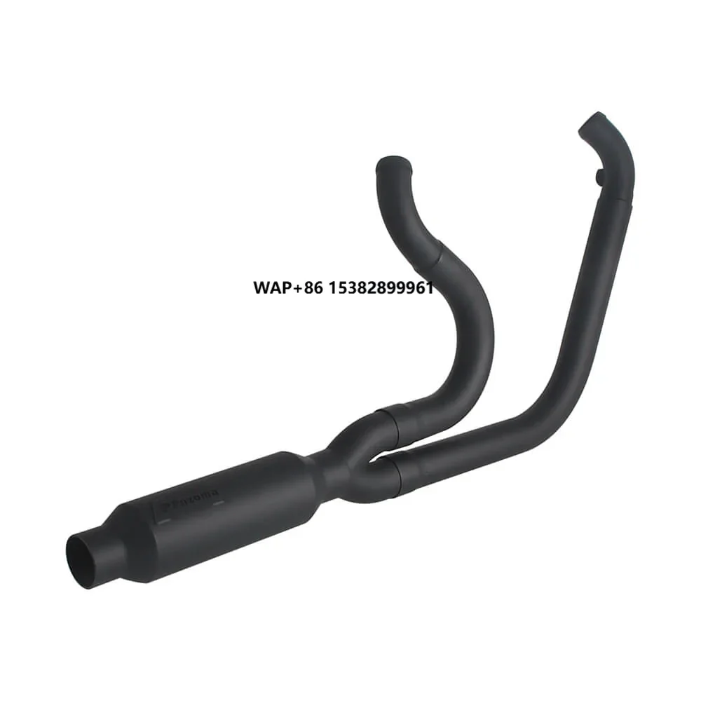 

1.75" to 2" Stepped Motorcycle Exhaust Pipe for Dyna 2006-2017 Mid Forward Controls 18lbs Weight Savings 2-into-1
